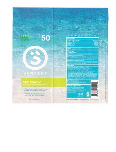 Surface Sun Dry Touch Spf 50 Sunscreen (Surface Sun Dry Touch Spf 50 Spray)